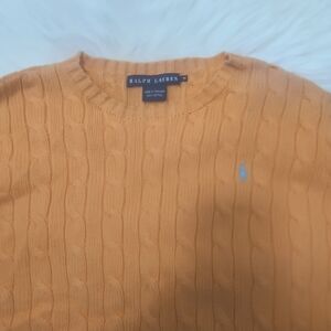 Ralph Lauren Men's Orange Sweater